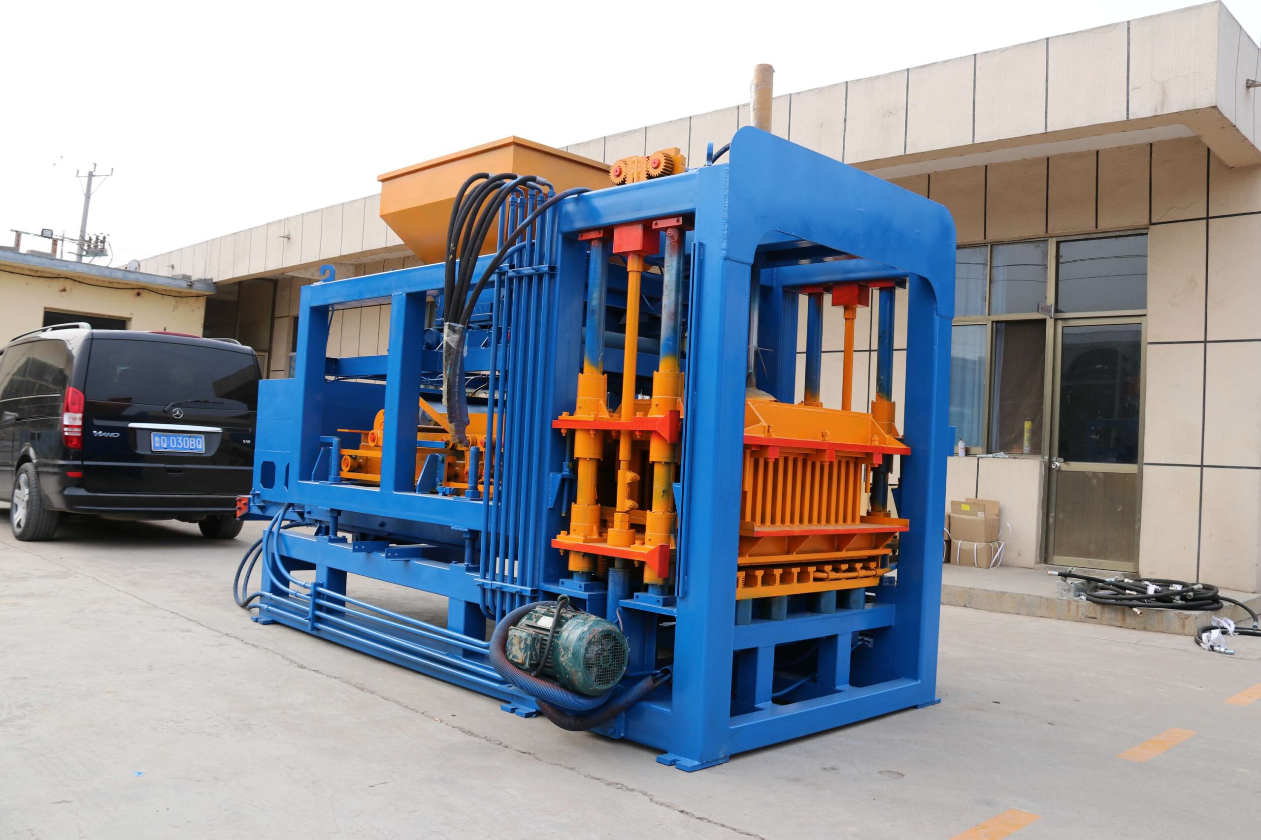 qt12 15 hydraulic big brick production line automatic concrete block making machine