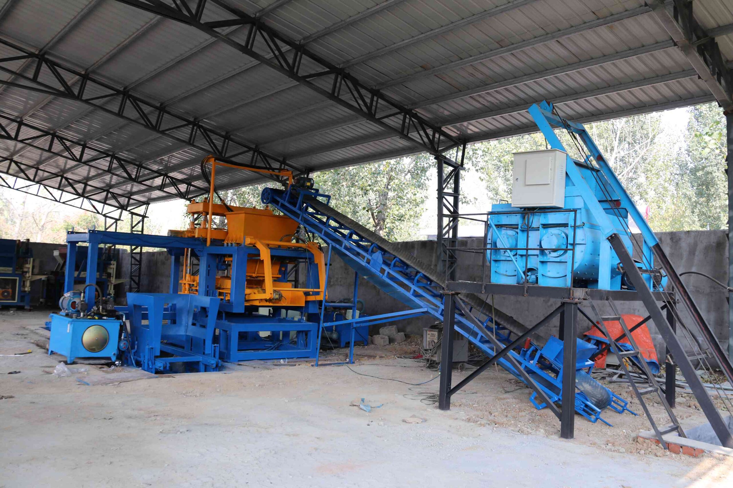 qt12 15 hydraulic big brick production line automatic concrete block making machine
