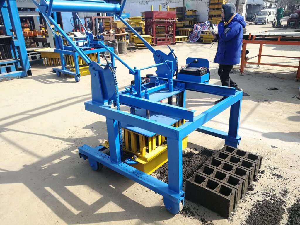 qmy4-45 moving block making machine