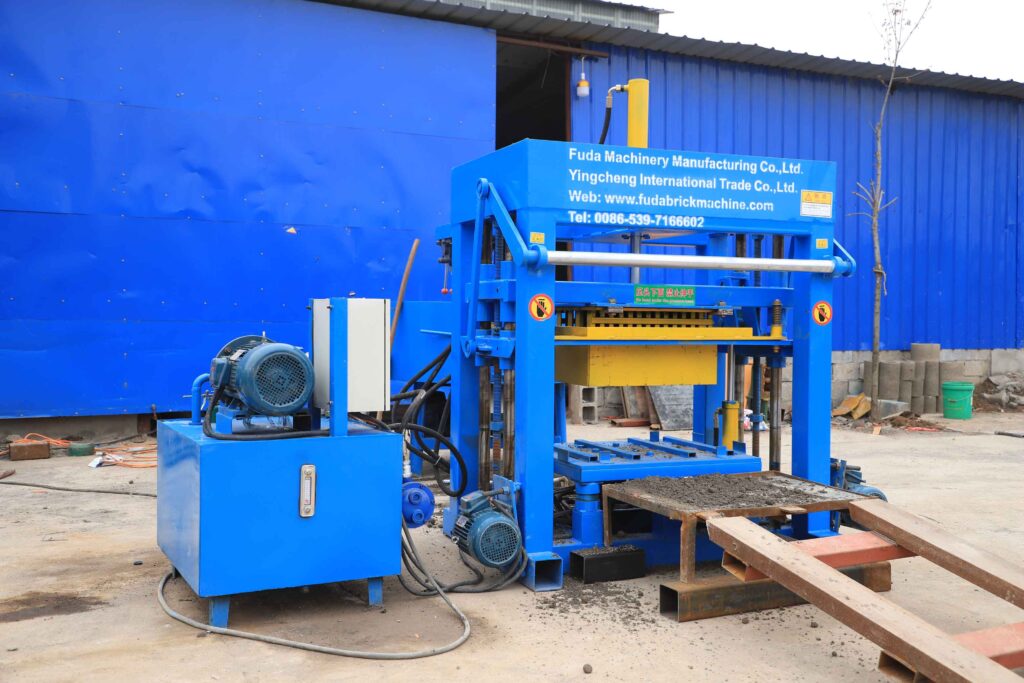 qt4 30 hydraulic diesel power hollow block making machine concrete brick maker machinery
