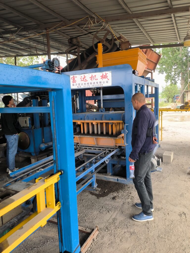 qt6 15 concrete hollow block production line fully automatic brick making machine supplier manufacturer