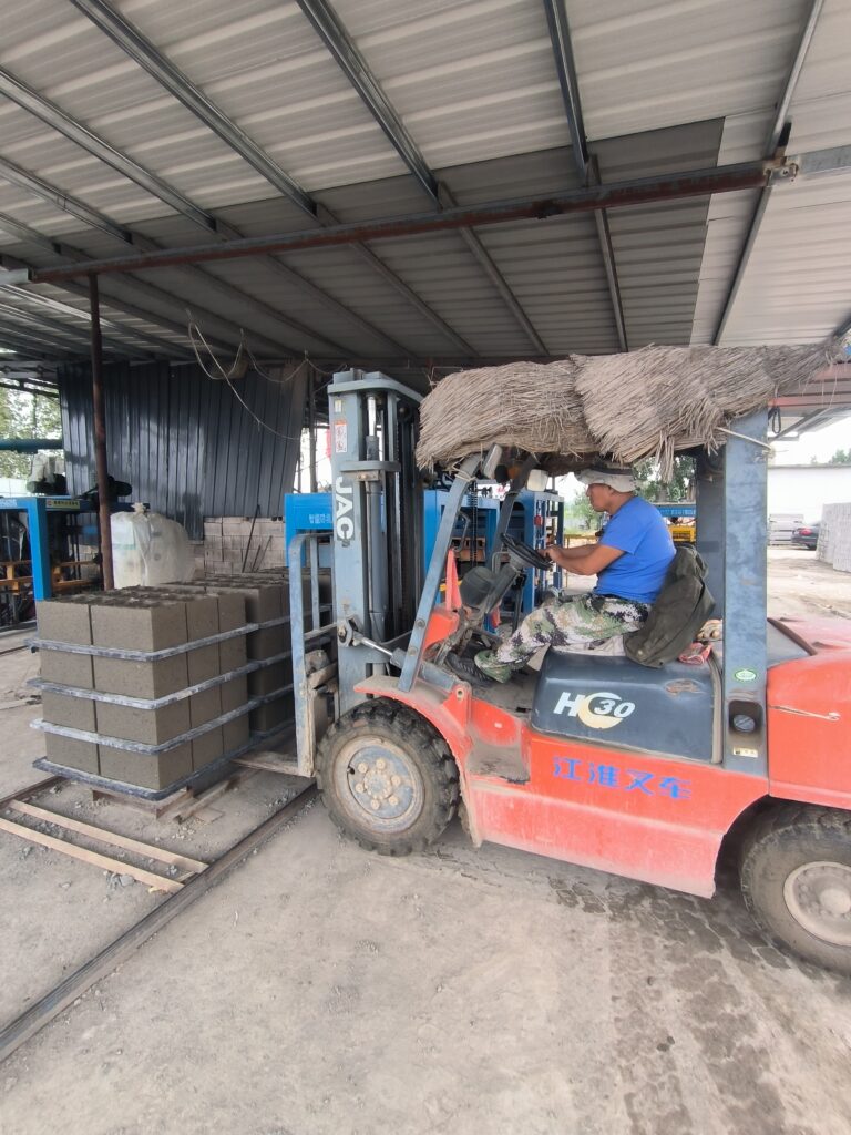 qt6 15 concrete hollow block production line fully automatic brick making machine supplier manufacturer