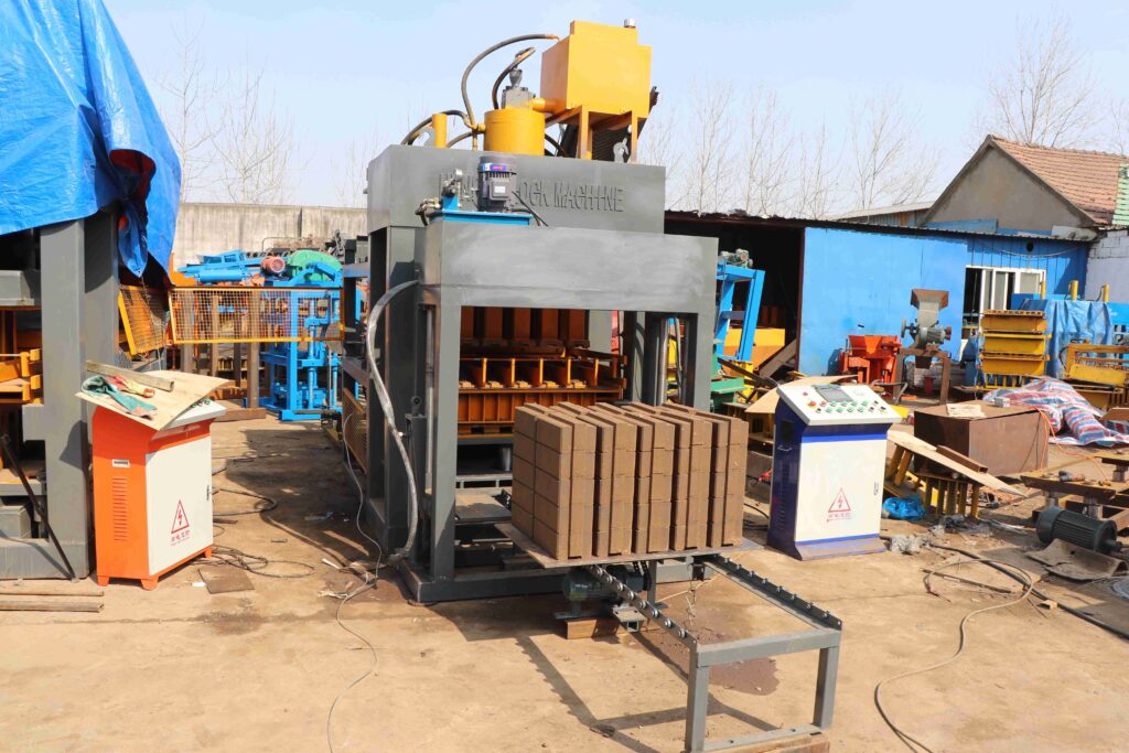 qt4 10 hydraulic press eco interlocking brick making machinery fully automatic clay block make machine