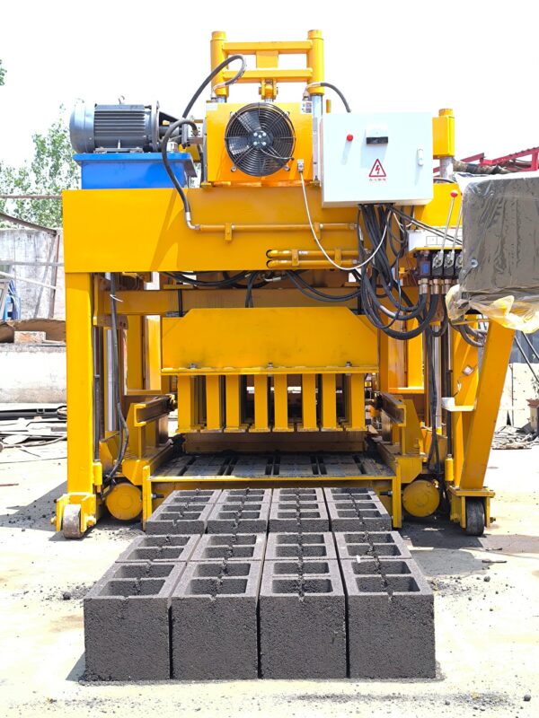 QMY6-25 Automatic Egg Laying Block Car Hollow Cement Interlocking Brick ...