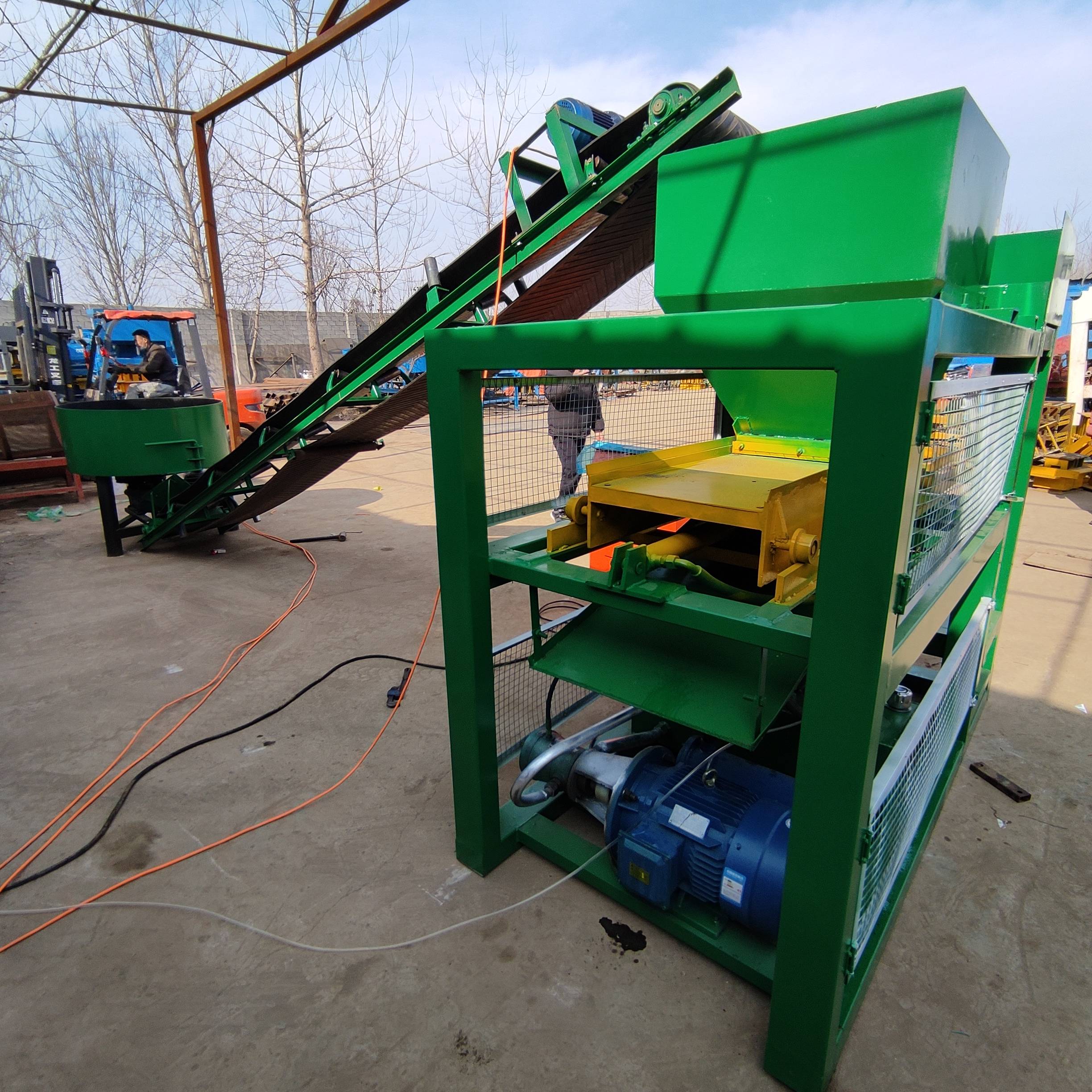 qt2 10 automatic lego clay brick making machine earth block maker machinery