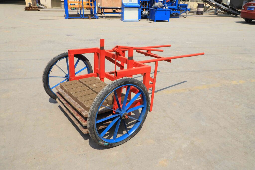 qt4 24 concrete fly ash block making machine automatic manual brick mold machinery small production line