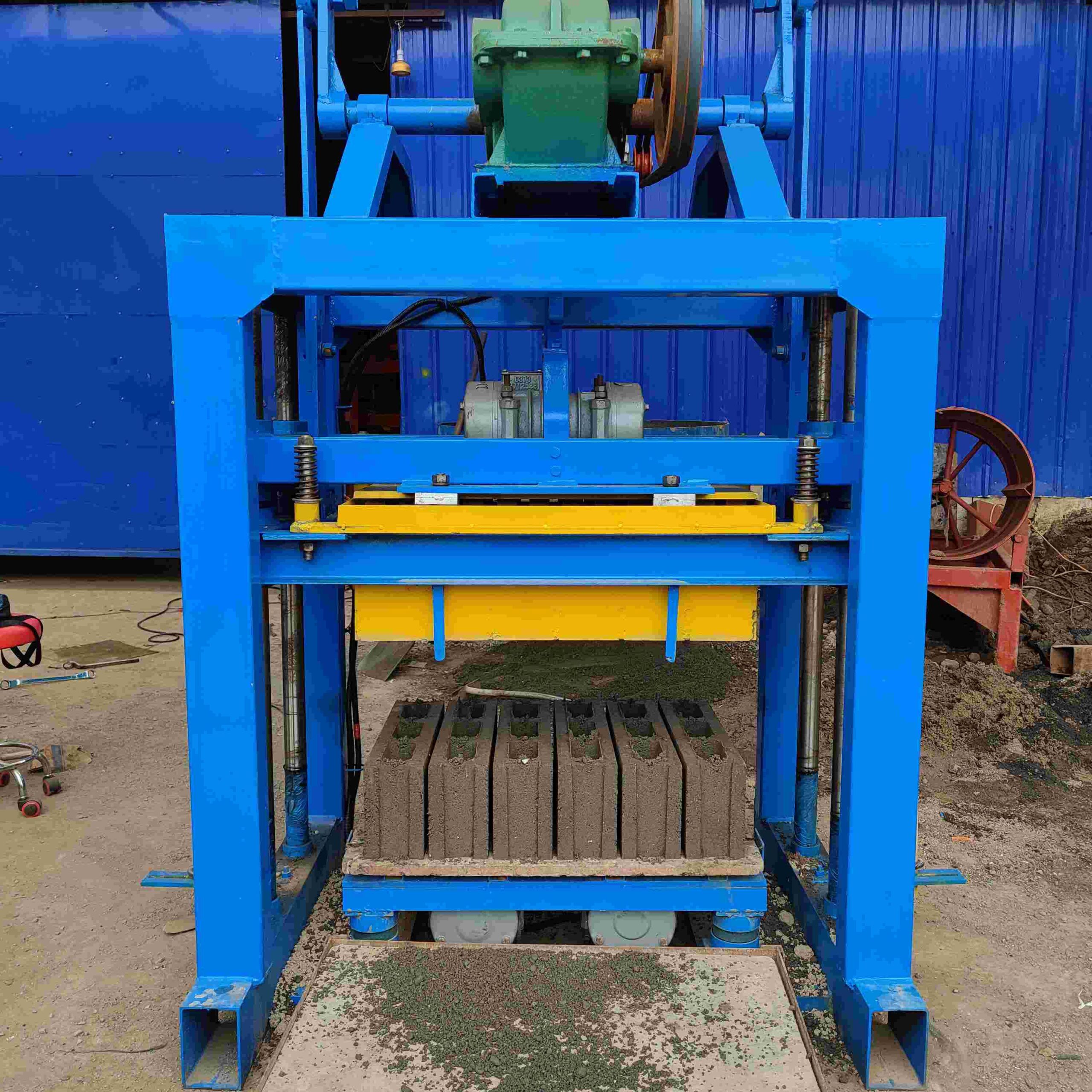 qt4 40 manual small concrete interlock blocks mold machine multifunction brick block making machine