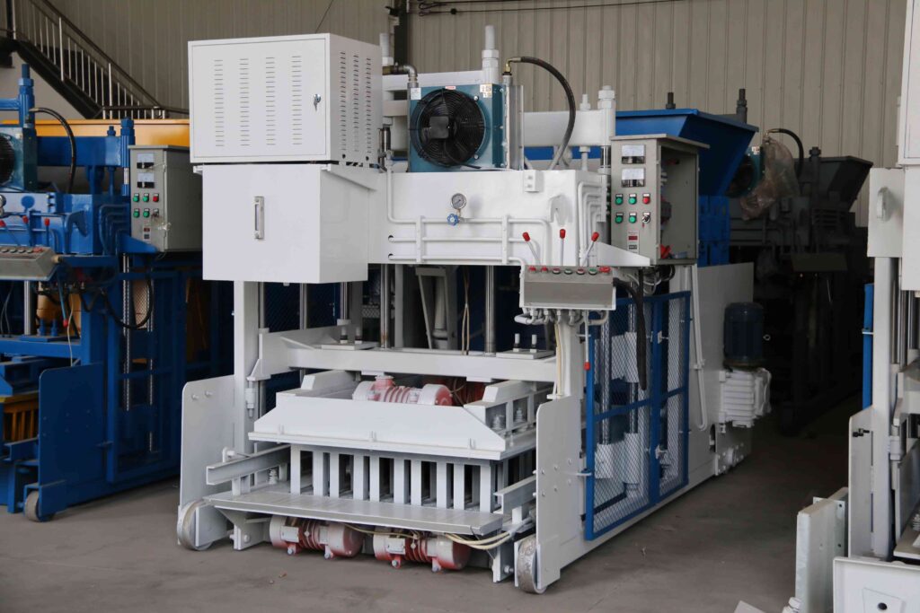 qmy10 25 mobile egg laying brick machinery moving automatic block car making machine