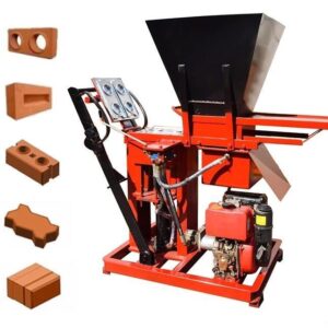 semi automatic hydraulic small clay block making machine qmy2-25
